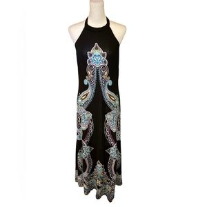 always indigo maxi dress Always Indigo Floral Dress From The Hanger